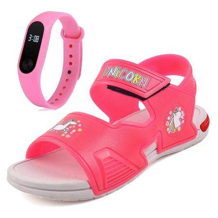Sandalia infantil best sale de led