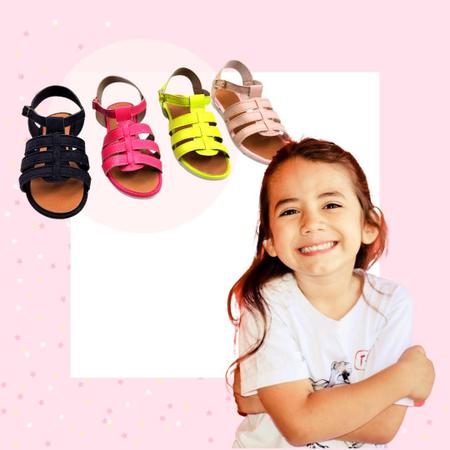 Sandália Infantil Feminina Mili Kids Tratorada - Via Bolsa Imagem de Sandália Infantil Feminina Mili Kids Tratorada