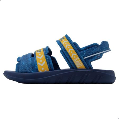 Sandália Infantil Grendene Kids Sonic Mask Menino - Azul+amarelo