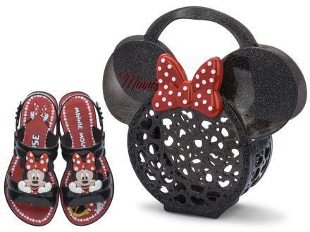Sand lia Infantil Grendene Menina Minnie Com Bolsa 22167