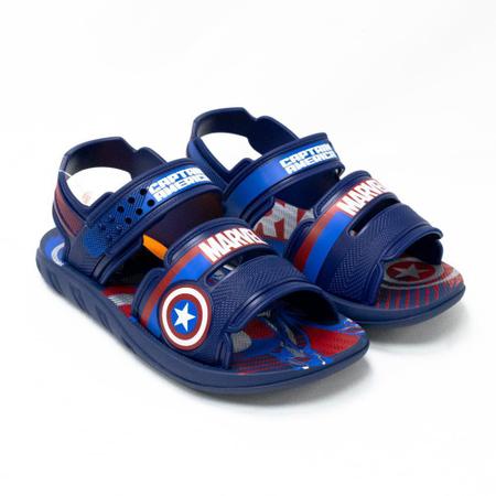 Sandália Infantil Grendene Menino Marvel com Mochila 22368 Homem Aranha ou  Capitão América - Sandália Infantil - Magazine Luiza