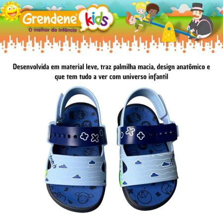 Imagem de Sandália Infantil Masculina Grendene Kids Mundo Bita Forest Baby Para Menino 22820