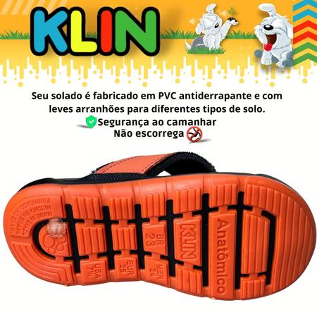 Imagem de Sandália Infantil Masculina klin Chinelo de dedo Anatômico Para Criança Line Play 476209