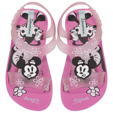 Sand lia Infantil Minnie Rosa Ipanema Sweet Disney Baby 26796