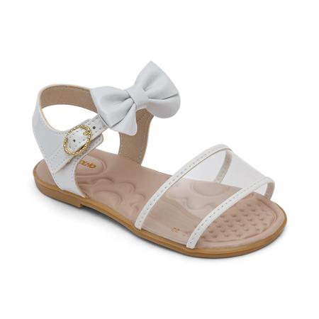 Sandalia menina hot sale branca