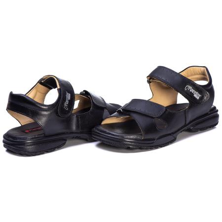 Sandália Masculina Conforto Couro - Youth Class Imagem de Sandália Masculina Conforto Couro