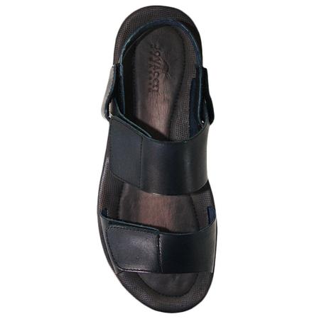Sandália Masculina Couro Jovaceli Cancum Imagem de Sandália Masculina Couro Jovaceli Cancum