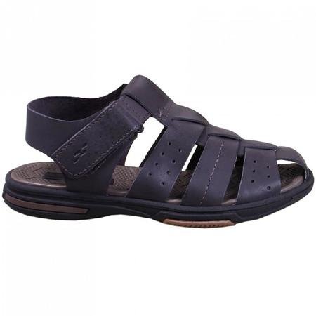 Sand lia Masculina Fechada Couro Itapua Sand lia Masculina