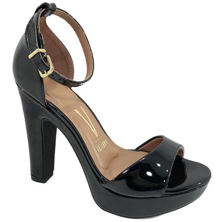 Sand lia Meia Pata Vizzano Social Verniz Feminina Preto 36