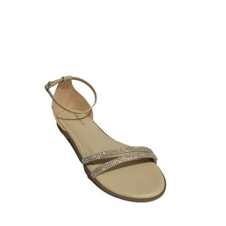 Sandália Miemili Feminina Castor Creme e Preto Ref:12010 Imagem de Sandália Miemili Feminina Castor Creme e Preto Ref:12010