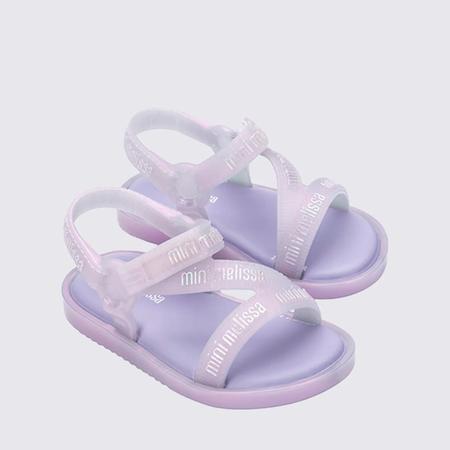 Imagem de Sandalia Mini Melissa Stripes M Lover Baby Lilás