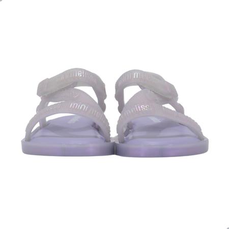 Sandalia Mini Melissa Stripes M Lover Bb Violeta Imagem de Sandalia Mini Melissa Stripes M Lover Bb Violeta