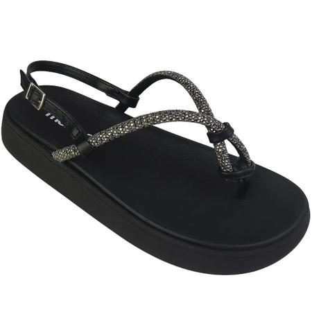 Sandália Moleca 5499.100 - Black Diamond/Preto Imagem de Sandália Moleca 5499.100 - Black Diamond/Preto
