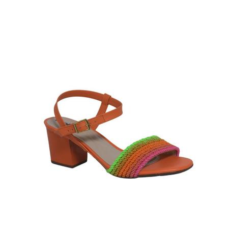 Sandalia Moleca Salto M dio Feminino Sand lia Feminina