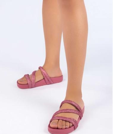 Imagem de sandalia papete glitter feminino adulto