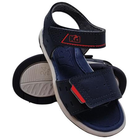 Sandália kidy flex anatômico couro cheap infantil masculina
