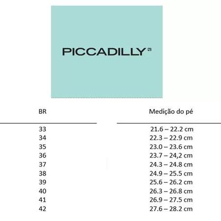 Imagem de Sandália Piccadilly anatômica Preta Ref.: 418026-3