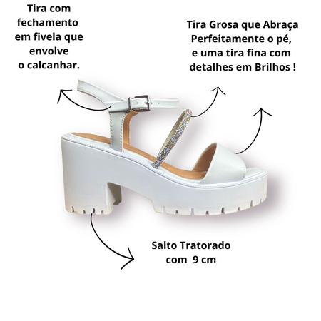 Sand lia Ramarim Tratorada Shine 54225 Sand lia Feminina
