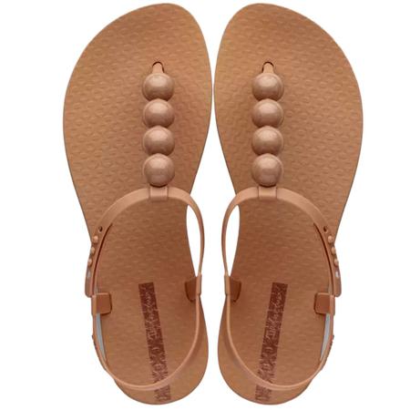 Sand lia Rasteira Dedo Feminino Ipanema Class Glam II 26207 Bege N