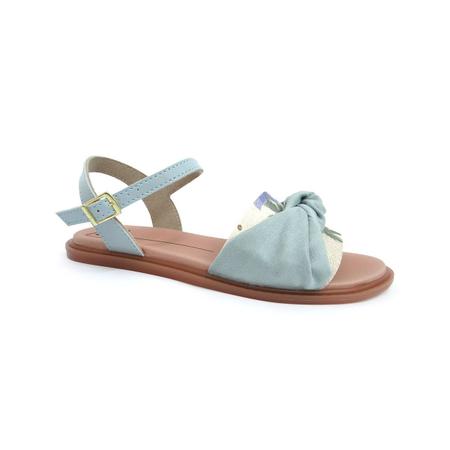Sandalia rasteira feminina 5450.107 moleca 42 light turquesa