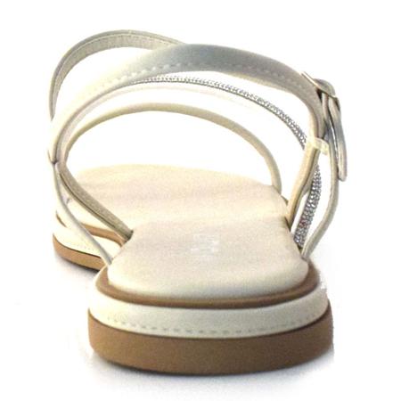 Sand lia Rasteira Feminina Quiz Off White 63 1931 19 Rasteirinha