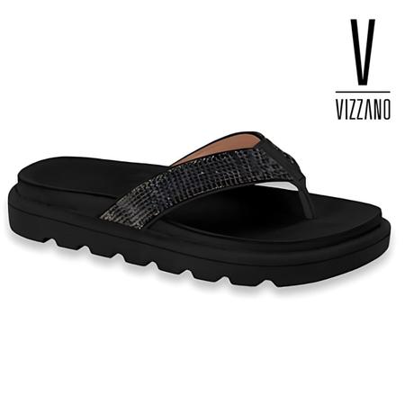 Imagem de Sandalia Rasteira Flat Vizzano Original Feminina Casual Flat Detalhes Conforto Rasteirinha Dia A Dia Lancamento