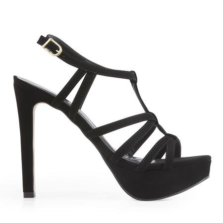 Sand lia Re Ton Salto Alto Fino Meia Pata Feminina FN9 Sand lia