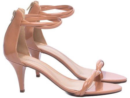 Imagem de Sandalia Salto 7cm  39 a 44  Charme Sutil Encantador  Blush