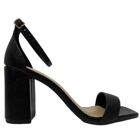 Sand lia Salto Bloco Via Marte Feminina 2212701 Preto Sand lia