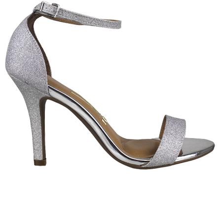 Sandalia vizzano prata com glitter 2025