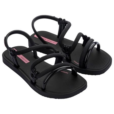 Sand lia Solar Infantil Color Rosa Preta Pink Macia Leve Ipanema