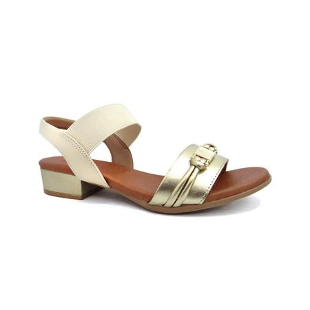Sandalia usaflex de couro conforto ai2706 02 prata velha