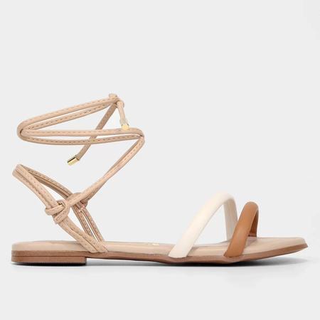 Sand lia Vizzano Com Tiras Primavera Ver o Feminina Sand lia