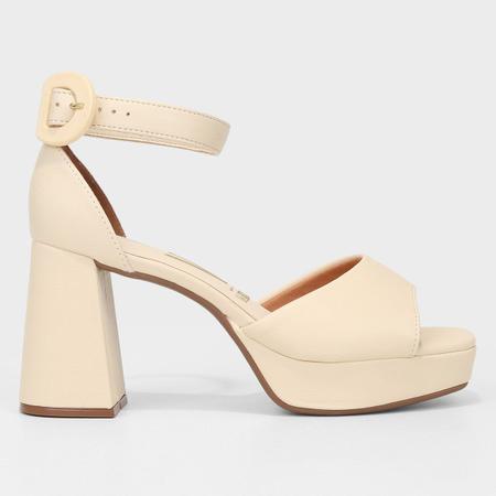 Sandália plataforma em hotsell suede vizzano feminina