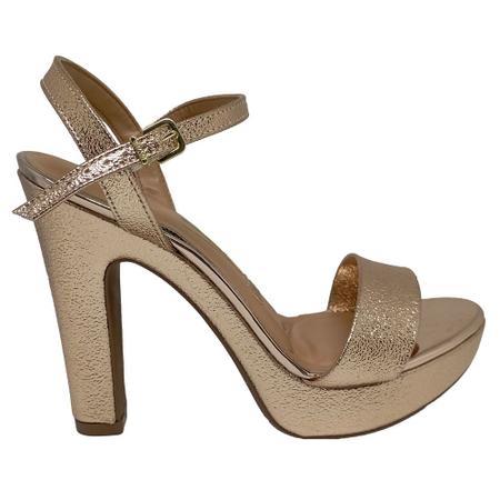 Sand lia Vizzano Salto Alto 6292.200 Feminina Ouro Rosado