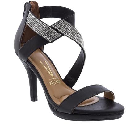 Sand lia Vizzano Salto Fino com Hotfix Preto Sand lia Feminina