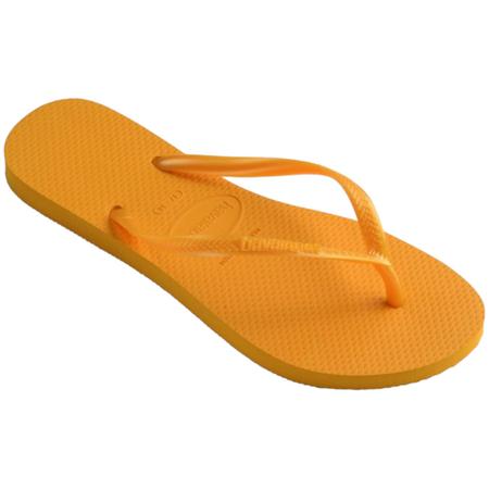 Imagem de Sandálias Havaianas Fem Moda Slim Tiras Finas Chinelo Branco