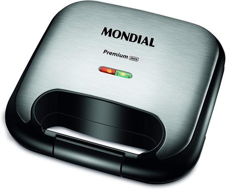 Imagem de Sanduicheira E Grill Premium Inox - Mondial 220V