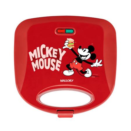 Imagem de Sanduicheira Grill Disney Mallory Mickey Mouse Funny Plates 750W