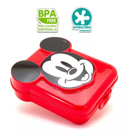 Imagem de Sanduicheira Infantil Disney Mickey Escolar 3d Plasútil