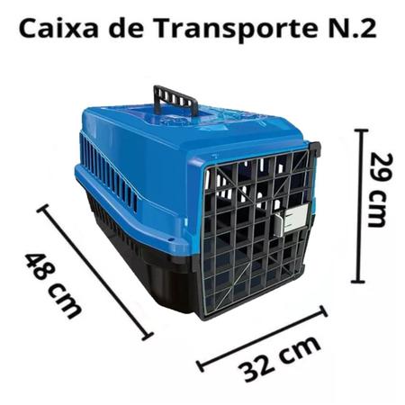 Imagem de Sanitario Xixi Banheiro Facil + Caixa Transporte N2 Pet Azul