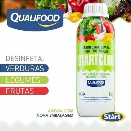 Imagem de Sanitizante Germinicida Descontamina Frutas Verduras Legumes
