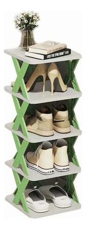 Sapateira 5 Andares Vertical Organizador Sapatos Desmontável - Kadê Imagem de Sapateira 5 Andares Vertical Organizador Sapatos Desmontável