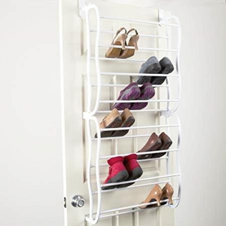 Sapateira de porta vertical 24 pares de sapatos e tenis 8 andares em metal - MAKEDA Imagem de Sapateira de porta vertical 24 pares de sapatos e tenis 8 andares em metal