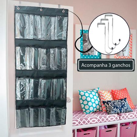 Sapateira de Porta Vertical 8 Pares Organizador Multiuso Prática Preta - Alfa Orion Imagem de Sapateira de Porta Vertical 8 Pares Organizador Multiuso Prática Preta
