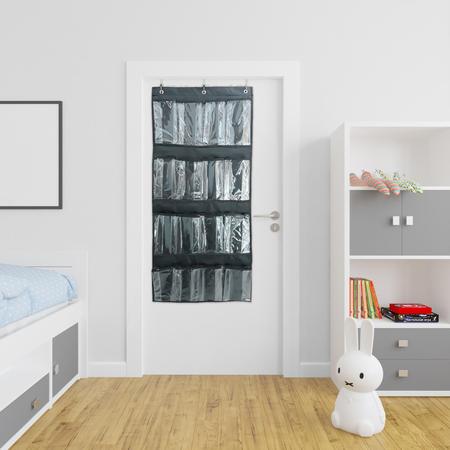 Sapateira de Porta Vertical 8 Pares Organizador Multiuso Prática Preta - Alfa Orion Imagem de Sapateira de Porta Vertical 8 Pares Organizador Multiuso Prática Preta