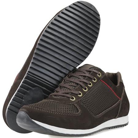 Sapatenis Casual Dhl Florense Masculino Marrom Dhl Cal ados