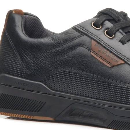 Sapatênis Casual Masculino em Couro Pegada Imagem de Sapatênis Casual Masculino em Couro Pegada