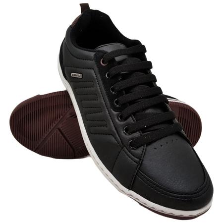 Sapatênis Casual Masculino Sound Confortável Palmilha Com Espuma Estiloso Solado  Baixo ZE195 Preto - Sapatênis Masculino - Magazine Luiza