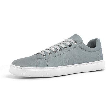 Sapatênis Masculino Confortável Casual Cinza Modelo Elegante - Nshoes Imagem de Sapatênis Masculino Confortável Casual Cinza Modelo Elegante